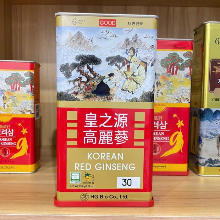 Sâm Củ khô HG Bio Korean Red Ginseng 150g